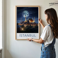 Istanbul Poster - Turkey Wall Art