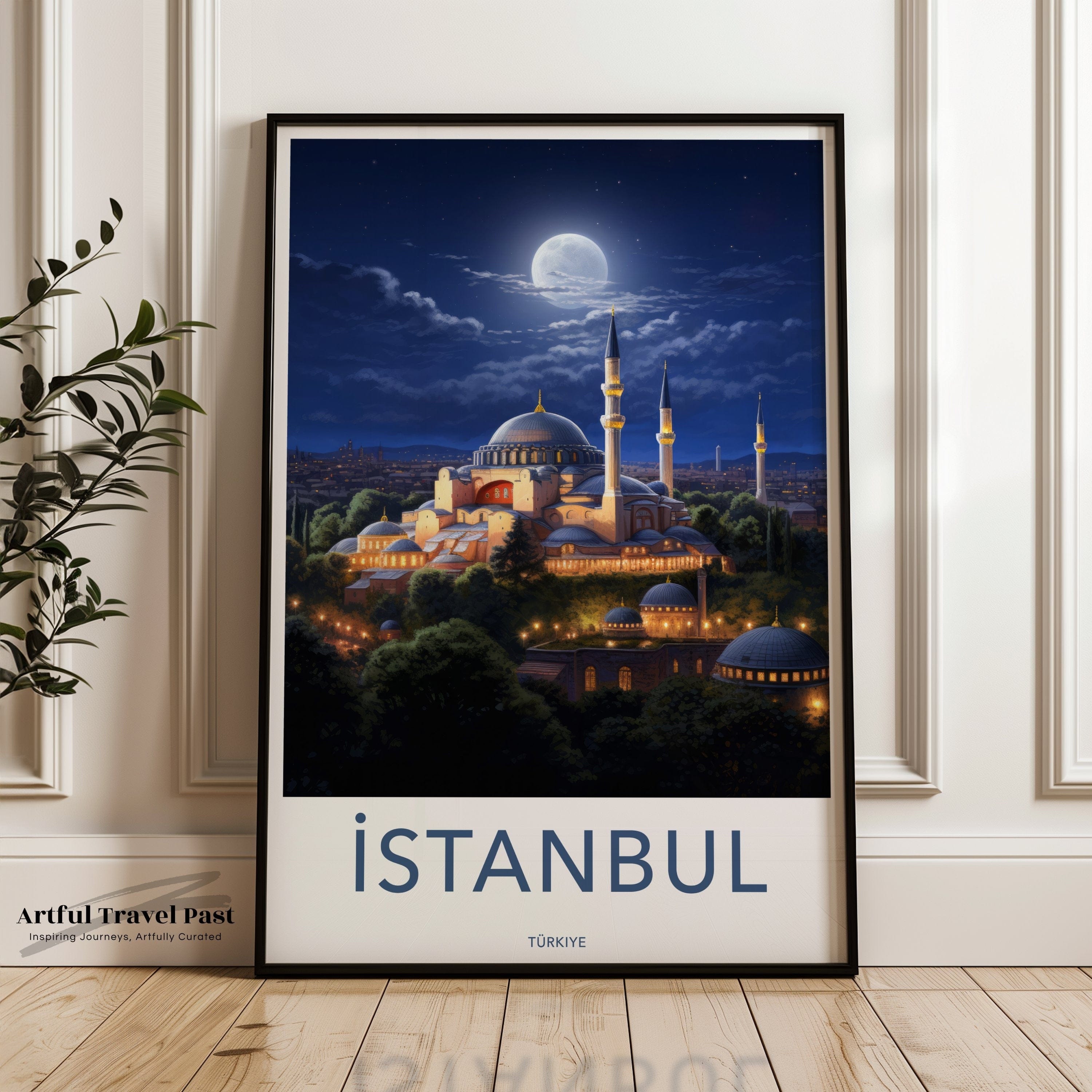 Istanbul Poster - Turkey Wall Art