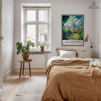 Jackson Poster | Mississippi Wall Art | America Decor