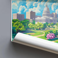 Jackson Poster | Mississippi Wall Art | America Decor