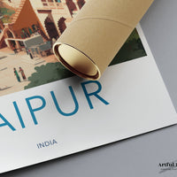 Jaipur Poster | India Wall Art | South Asia Decor