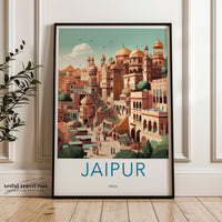 Jaipur Poster | India Wall Art | South Asia Decor