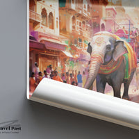 Jaipur Poster | Rajasthan Wall Art | India Decor