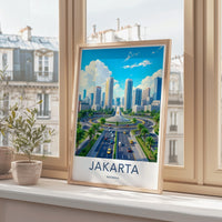 Jakarta Poster - Indonesia Wall Art