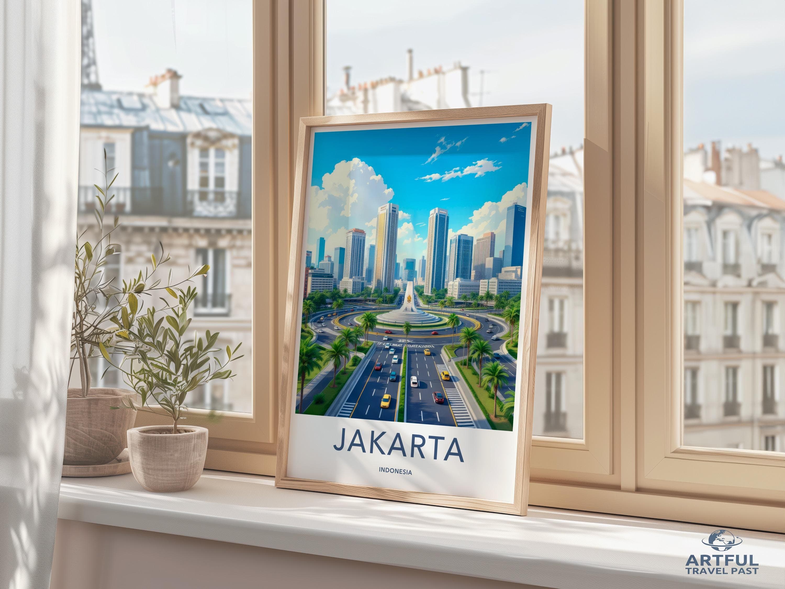 Jakarta Poster - Indonesia Wall Art