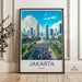 Jakarta Poster - Indonesia Wall Art