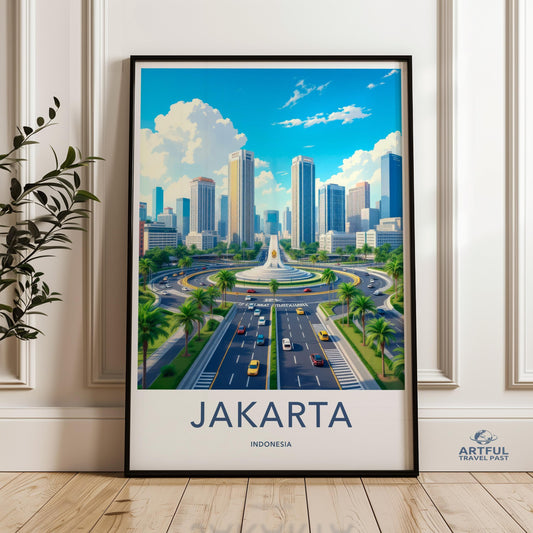 Jakarta Poster - Indonesia Wall Art