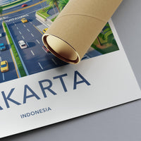 Jakarta Poster - Indonesia Wall Art