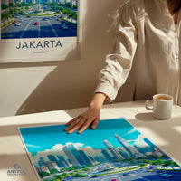 Jakarta Poster - Indonesia Wall Art