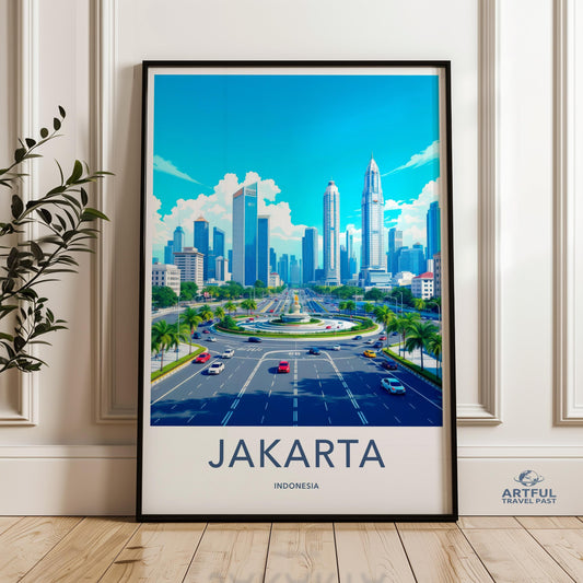 Jakarta Poster - Indonesia Wall Art