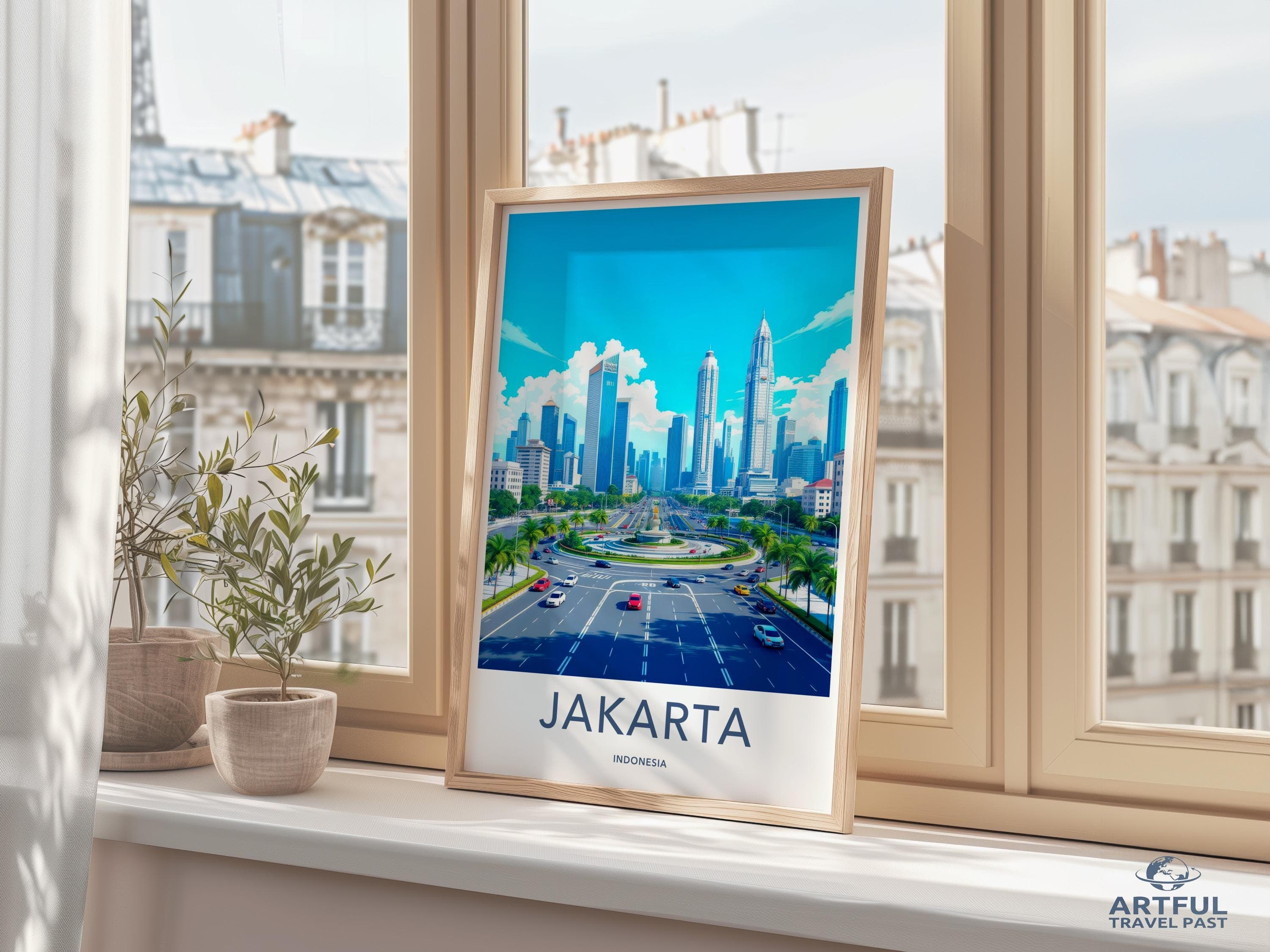 Jakarta Poster - Indonesia Wall Art