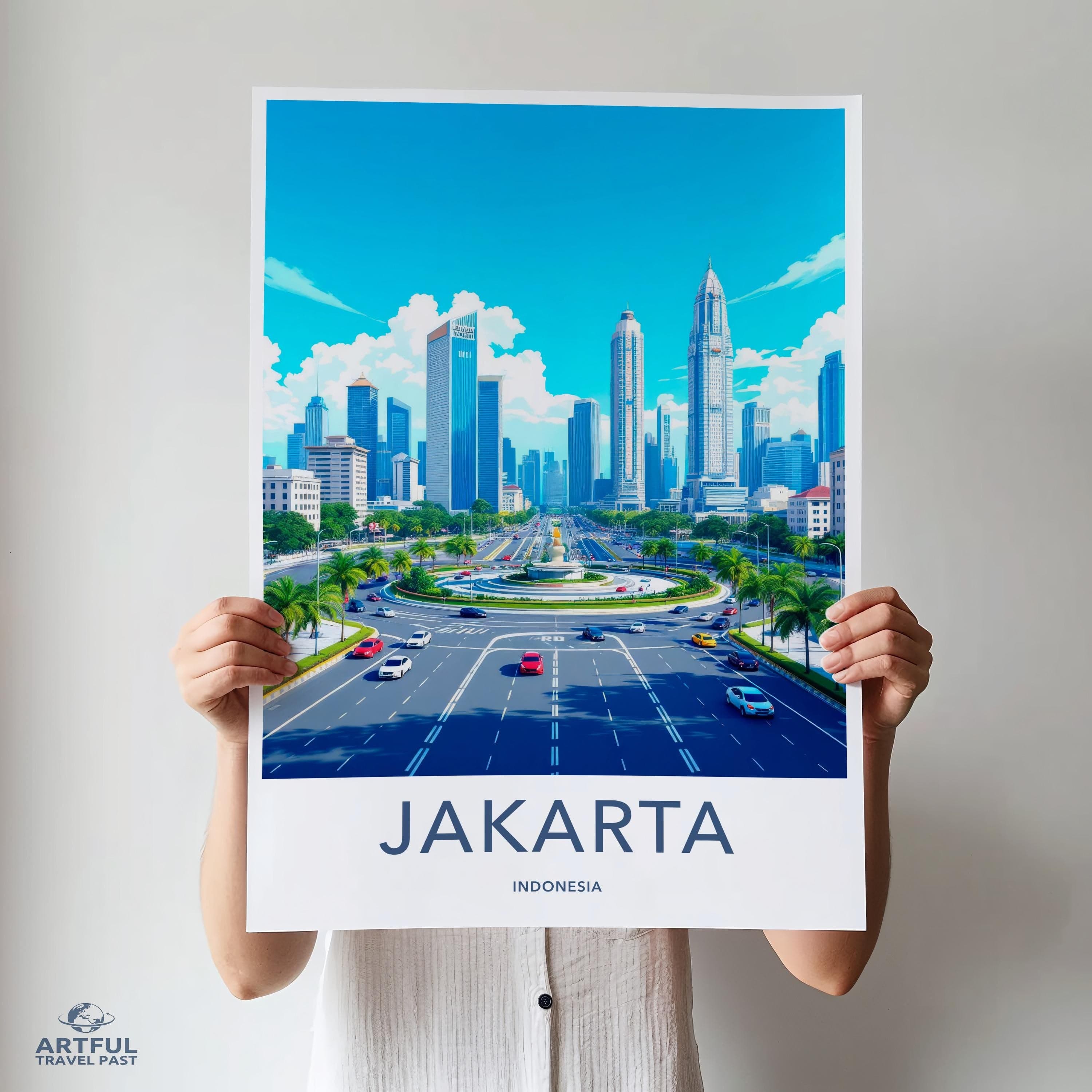 Jakarta Poster - Indonesia Wall Art