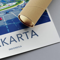 Jakarta Poster - Indonesia Wall Art