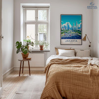 Jakarta Poster - Indonesia Wall Art