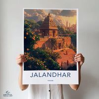 Jalandhar Poster - Punjab Wall Art