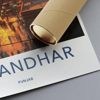 Jalandhar Poster - Punjab Wall Art