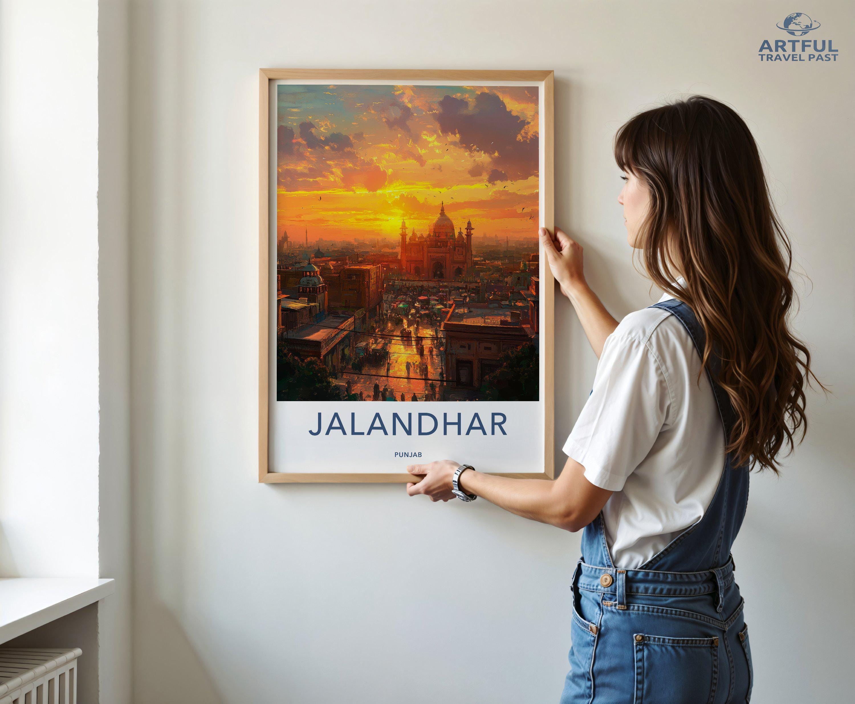 Jalandhar Poster - Punjab Wall Art