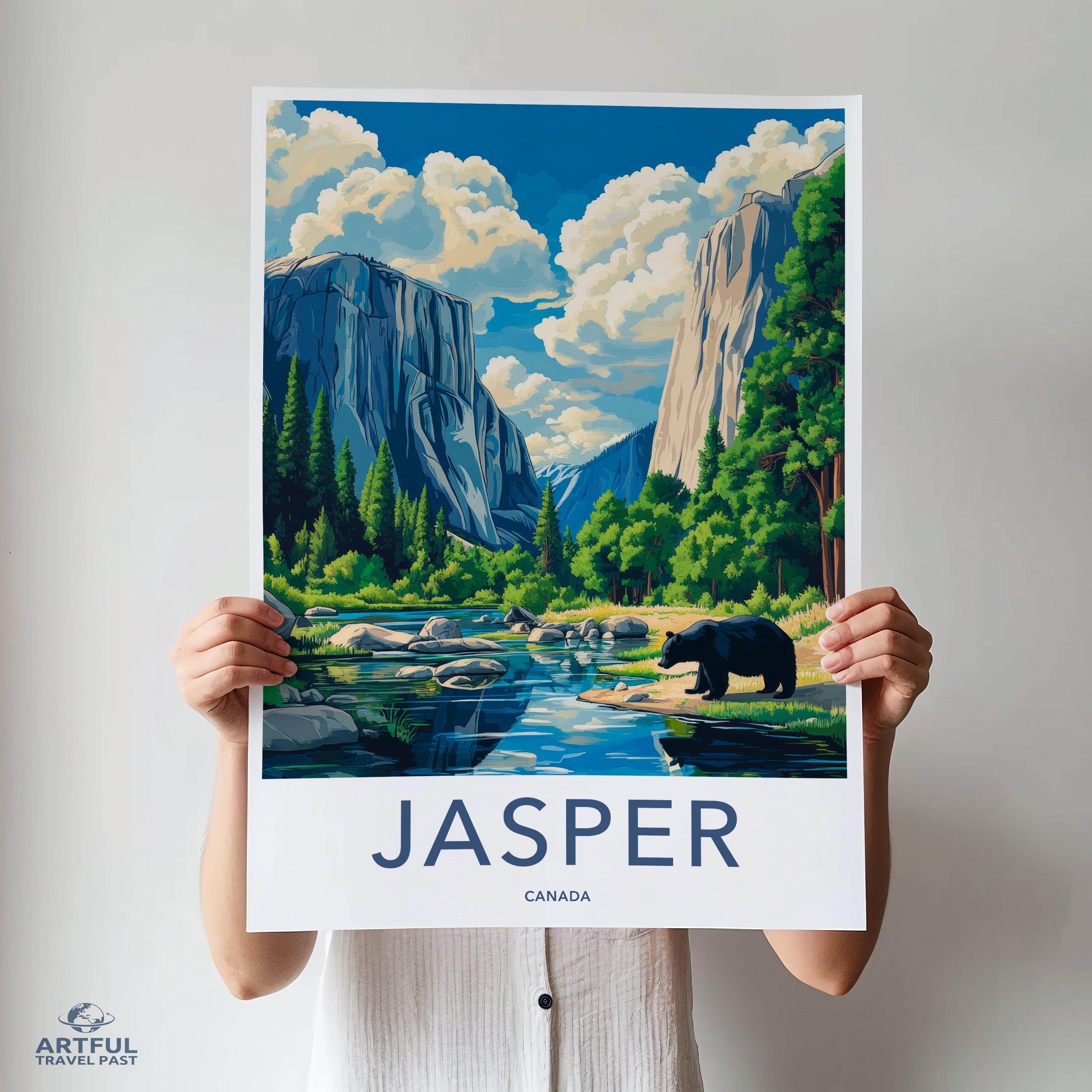 Jasper National Park Poster | Canada Wall Art