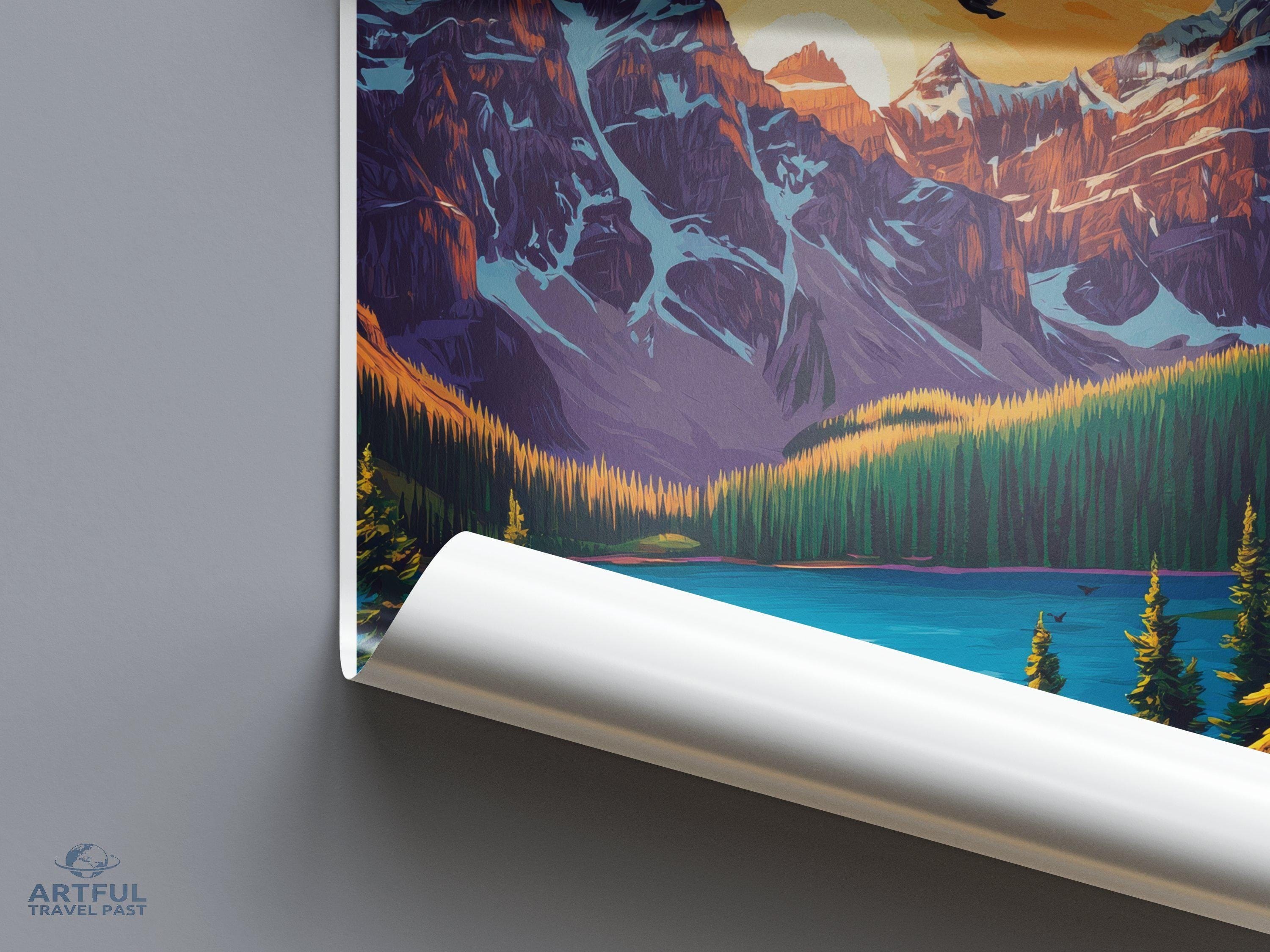 Jasper National Park Poster | Canada Wall Art