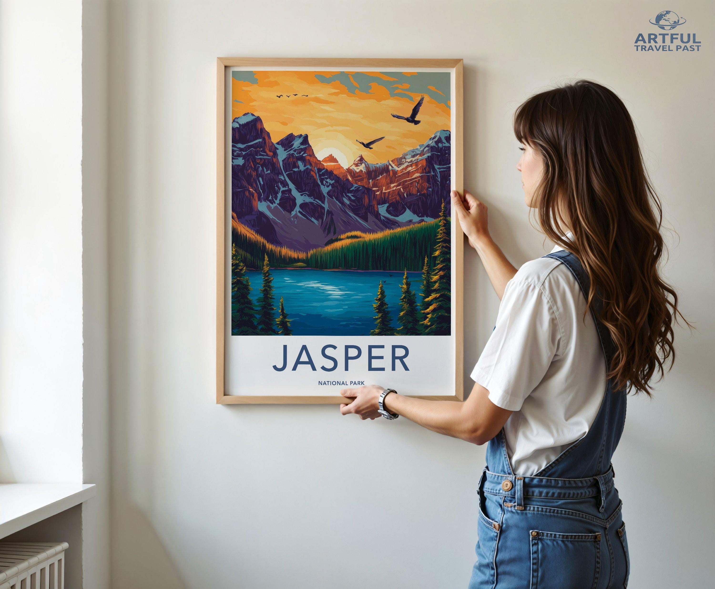 Jasper National Park Poster | Canada Wall Art