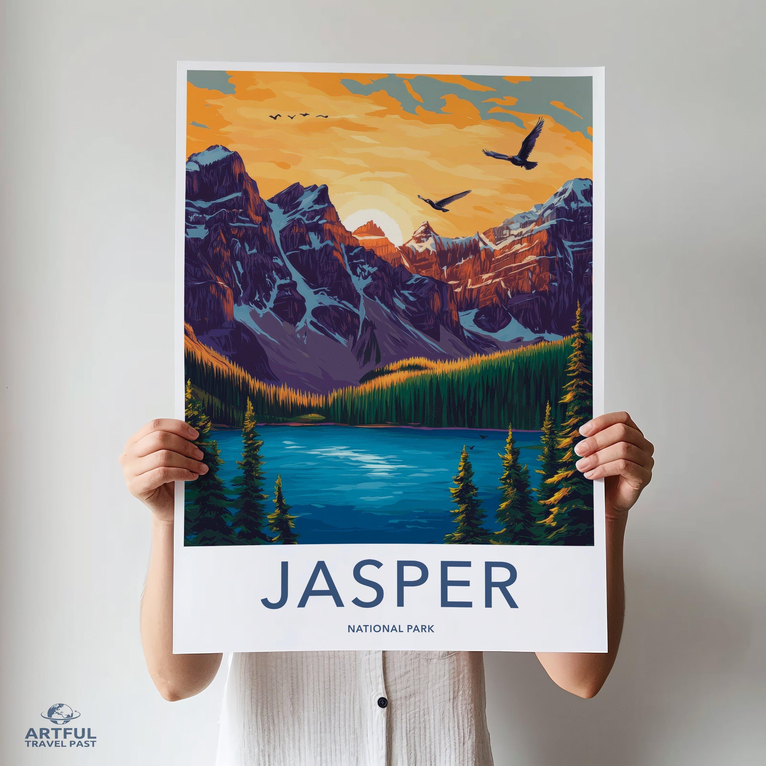 Jasper National Park Poster | Canada Wall Art