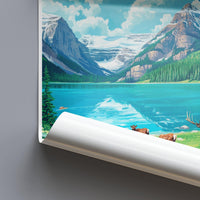 Jasper National Park Poster - Canada Wall Art
