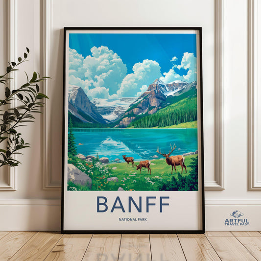 Jasper National Park Poster - Canada Wall Art
