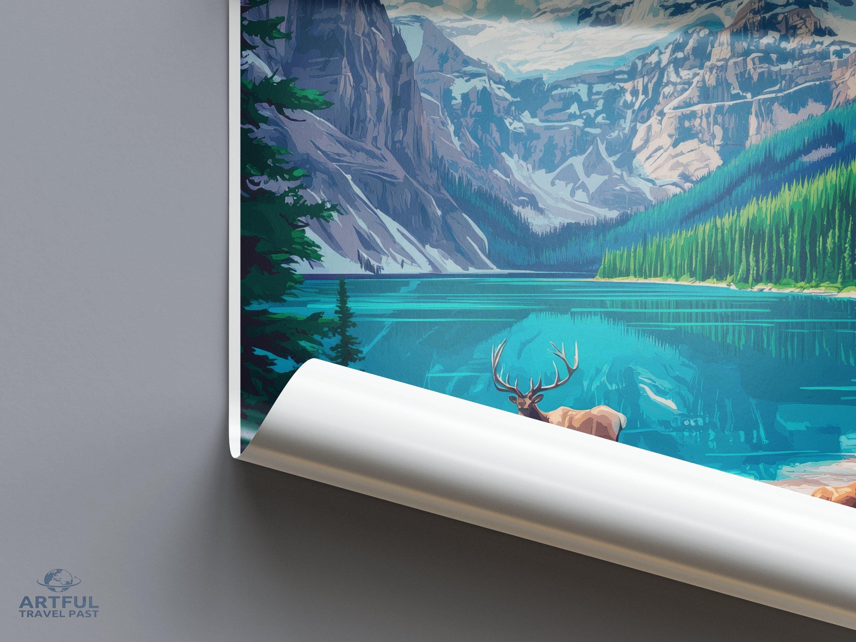 Jasper National Park Poster | Canada Wall Art