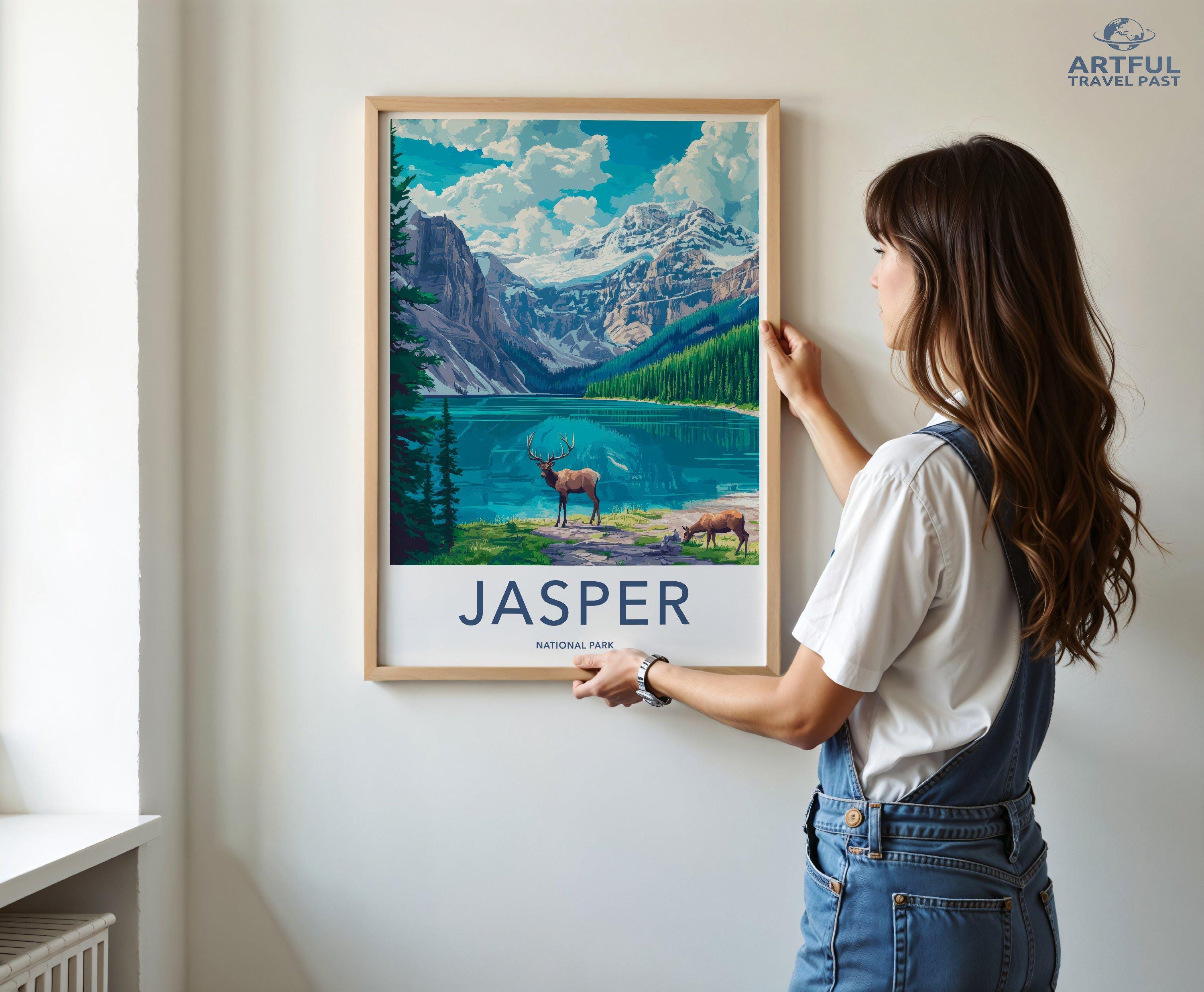 Jasper National Park Poster | Canada Wall Art