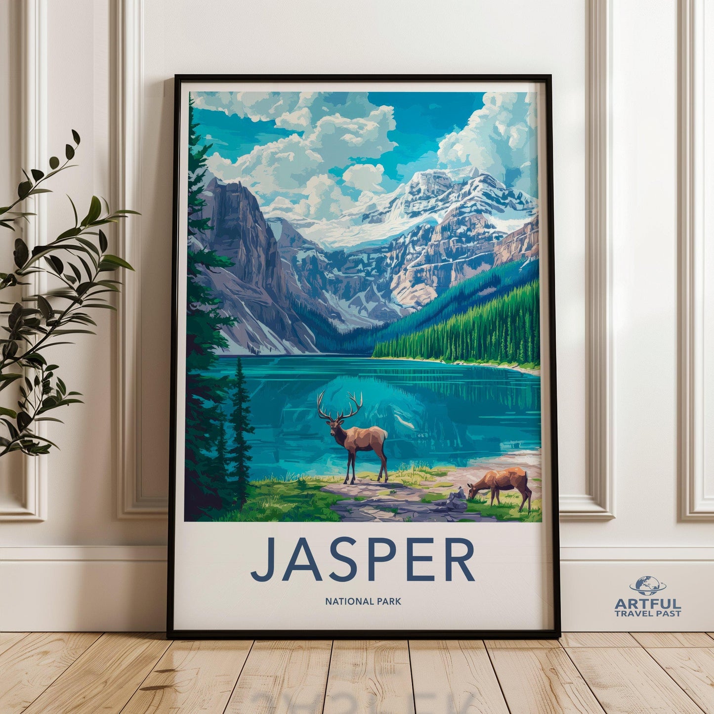 Jasper National Park Poster - Canada Wall Art