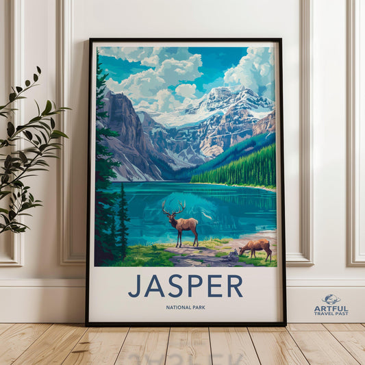 Jasper National Park Poster - Canada Wall Art