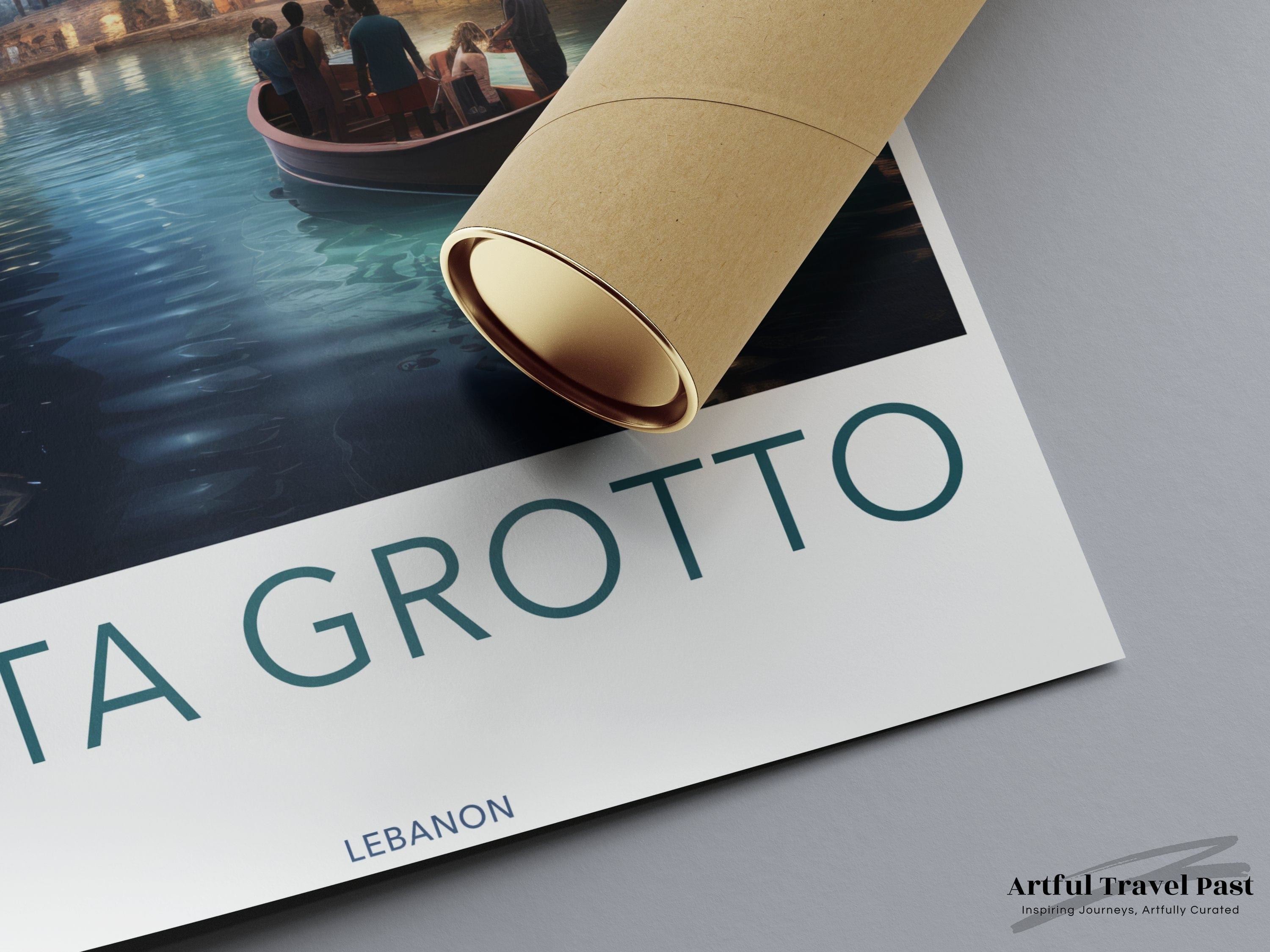 Jeita Grotto Poster | Lebanon Wall Art