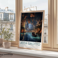 Jeita Grotto Poster | Lebanon Wall Art