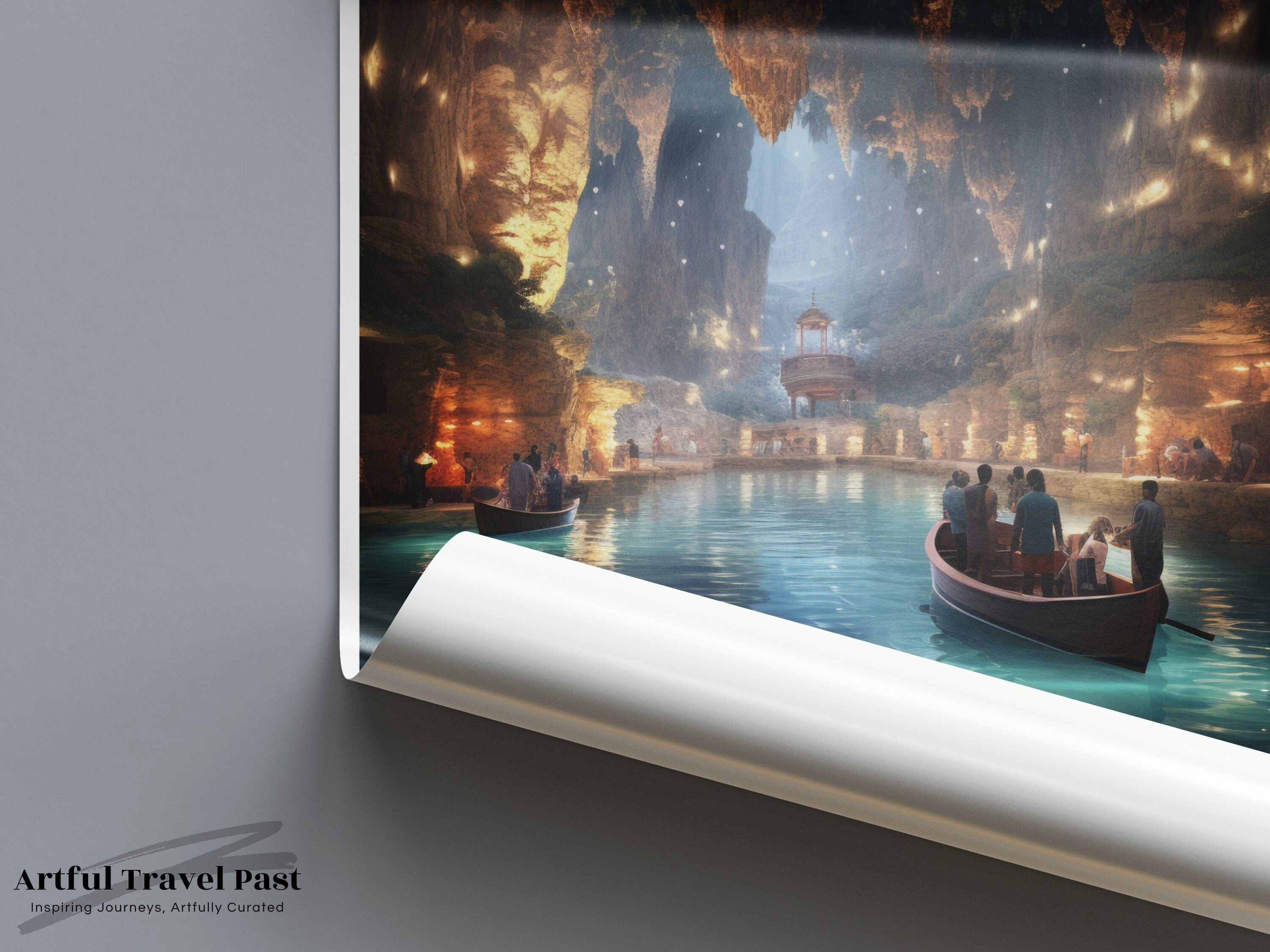 Jeita Grotto Poster | Lebanon Wall Art