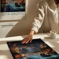 Jeita Grotto Poster | Lebanon Wall Art