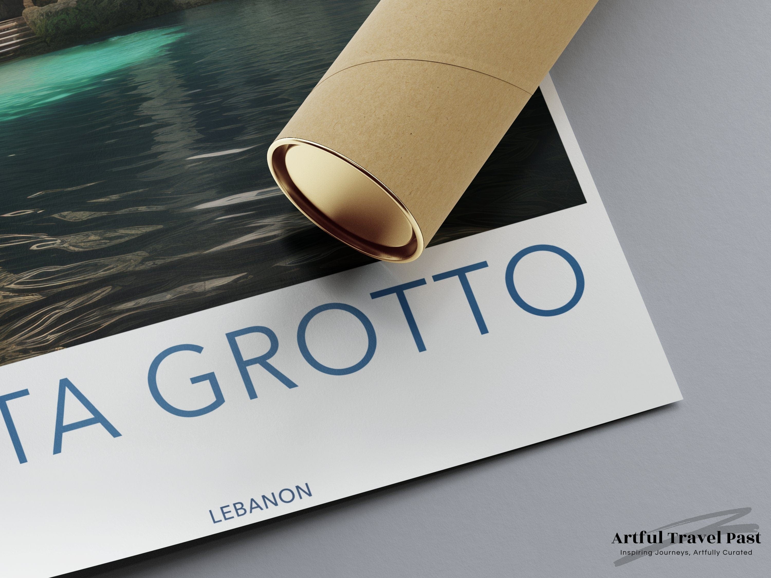 Jeita Grotto Poster - Lebanon Wall Art