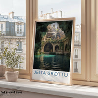 Jeita Grotto Poster - Lebanon Wall Art