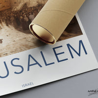 Jerusalem Poster | Israel Wall Art