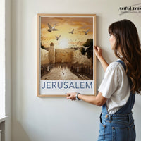 Jerusalem Poster | Israel Wall Art