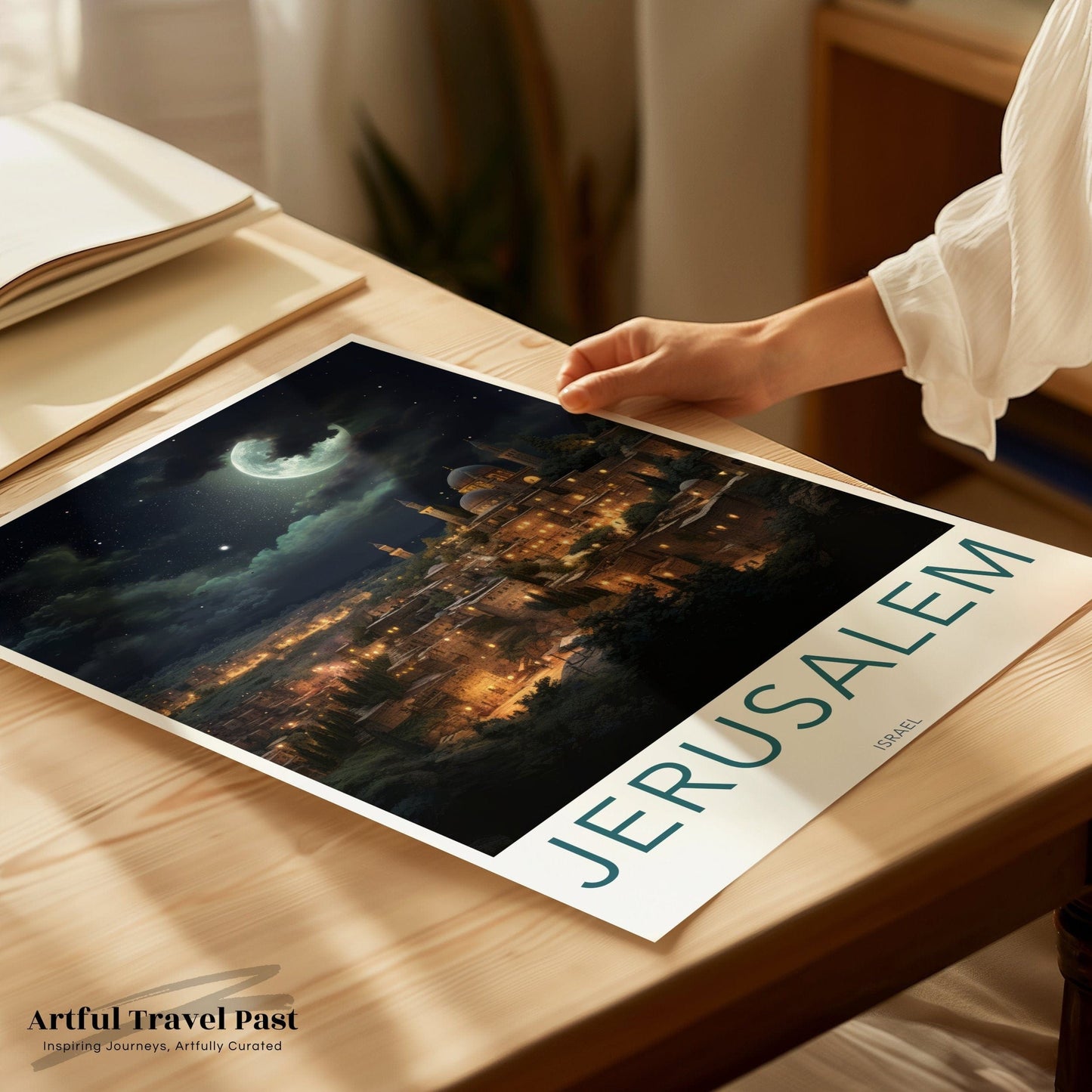 Jerusalem Poster | Israel Wall Art | Middle East Decor