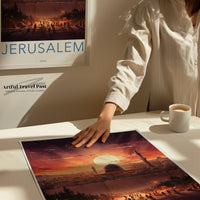 Jerusalem Poster | Israel Wall Art | Middle East Decor