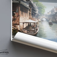 Jiading Canal Poster - China Wall Art