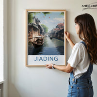 Jiading Canal Poster - China Wall Art