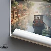 Jiading Canal Poster - China Wall Art