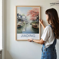 Jiading Canal Poster - China Wall Art