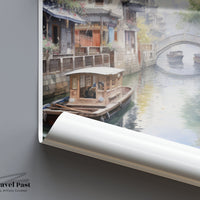 Jiading Canal Poster - China Wall Art