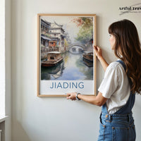 Jiading Canal Poster - China Wall Art