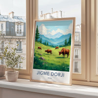 Jigme Dorji Bhutan Poster