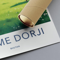 Jigme Dorji Bhutan Poster