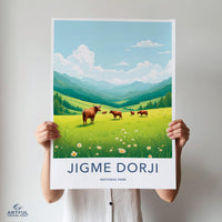 Jigme Dorji National Park Poster